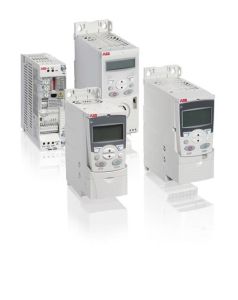 abb acs150 inverter variable speed drive single phase 0.37kw 2.4amp up to 500hz out inc filter