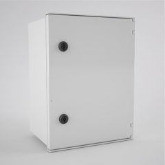 BRES-43-3L-DC Safybox GRP Electrical Enclosure IP66 3 position lock 400Hx300Wx200D