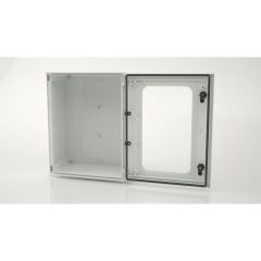 BRES-54P Safybox GRP Electrical Enclosure IP66  with a Glazed Door 500Hx400Wx200D