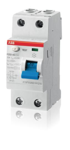 ABB f202ac-16/0.03 2 pole rcd 16a 10ma  