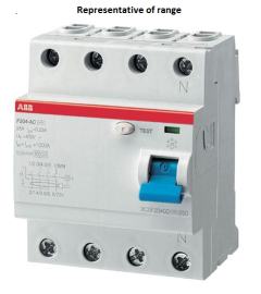 ABB f204as-100/0.5 4p rcd 100a 500ma