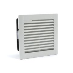 FK 7724.024 ETE 24V DC filter fan - 131 D x 250 W x 250 H mm - 160~180 cu m/hr free blowing