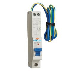 nb3leu-b06 chint rcbo 6a b curve 30ma 10ka 1 pole + neutral 