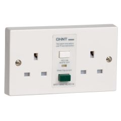 ne2rcd-13a 2 gang rcd plastic socket ne2rcd sockets