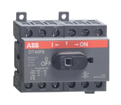 ABB ot25f6 25a load break switch 6 pole