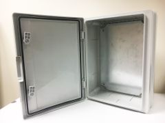 TEM Electronic Industrial Enclosure 400mmx300mmx170mm IP65 Including backplate